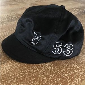 Playboy black conductor hat